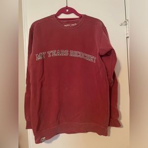 Taylor Swift My Tears Ricochet Folklore Sweatshirt
